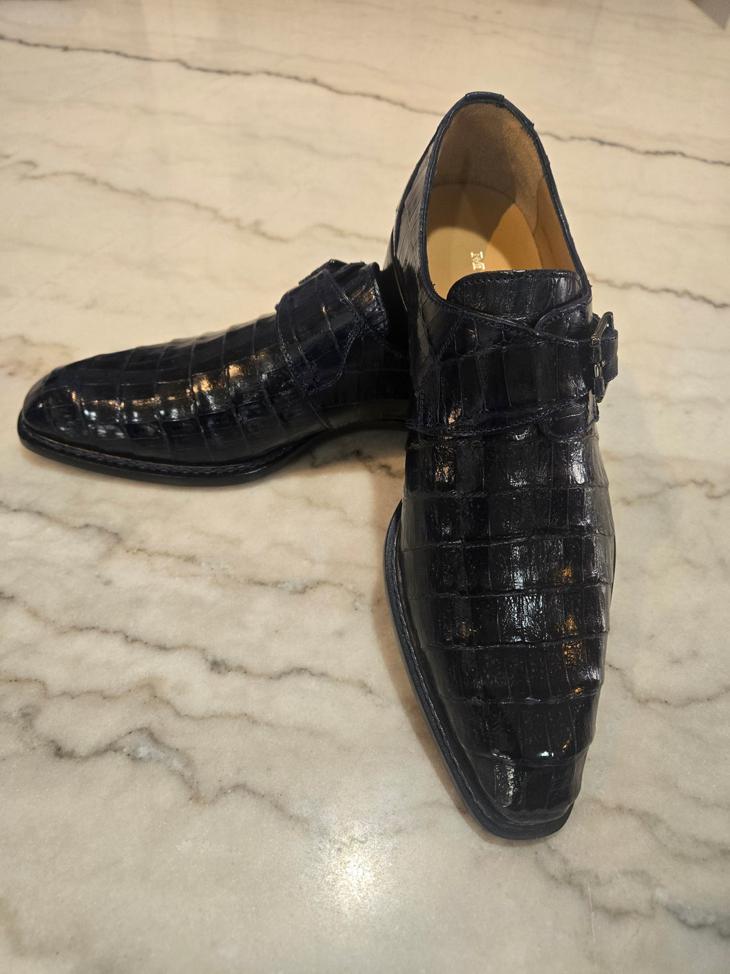 Crocodile Monk Strap