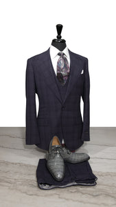 Purple with Gray Splash