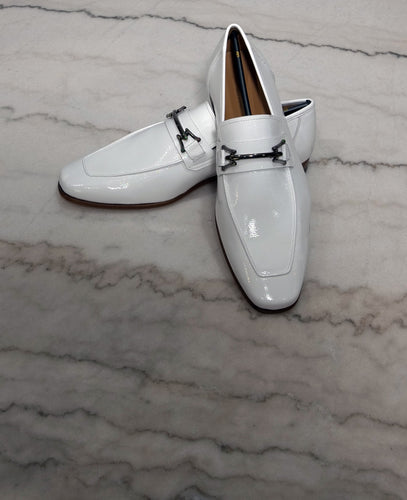 Mezlan White Patent Leather