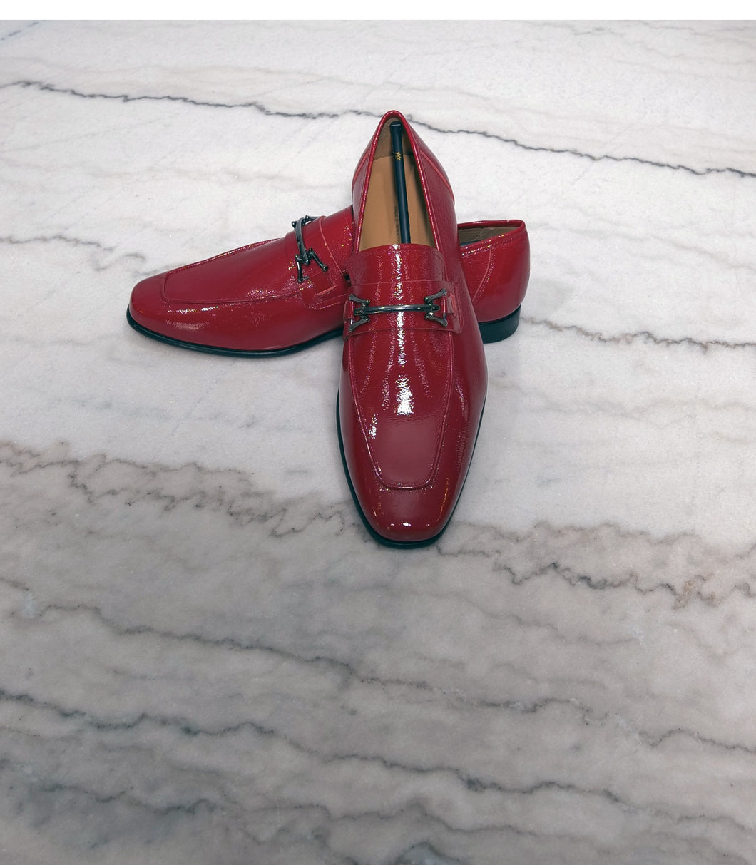 Mezlan Red Patent Leather